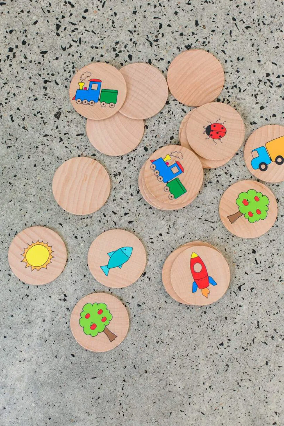 Freckled Frog Wooden Matching Pairs - The Original
