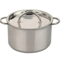 Gluckskafer Stainless Steel Play Pot with Stainless Steel Lid 12cm