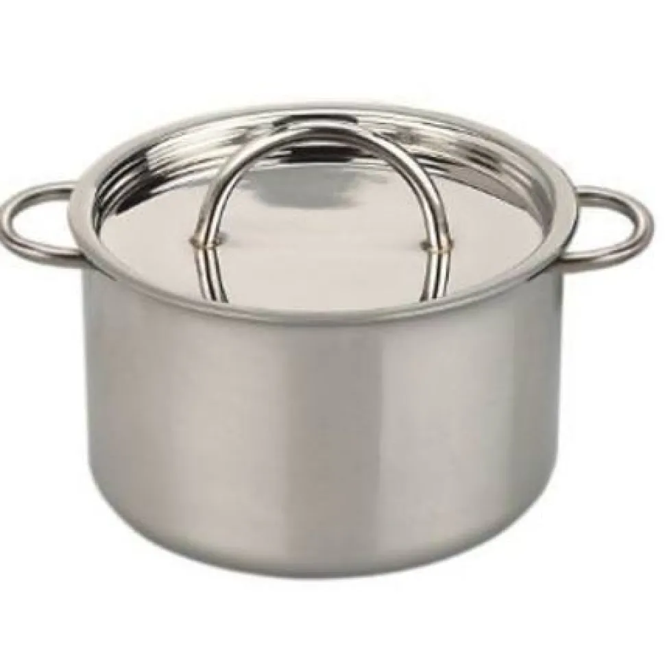 Gluckskafer Stainless Steel Play Pot with Stainless Steel Lid 12cm