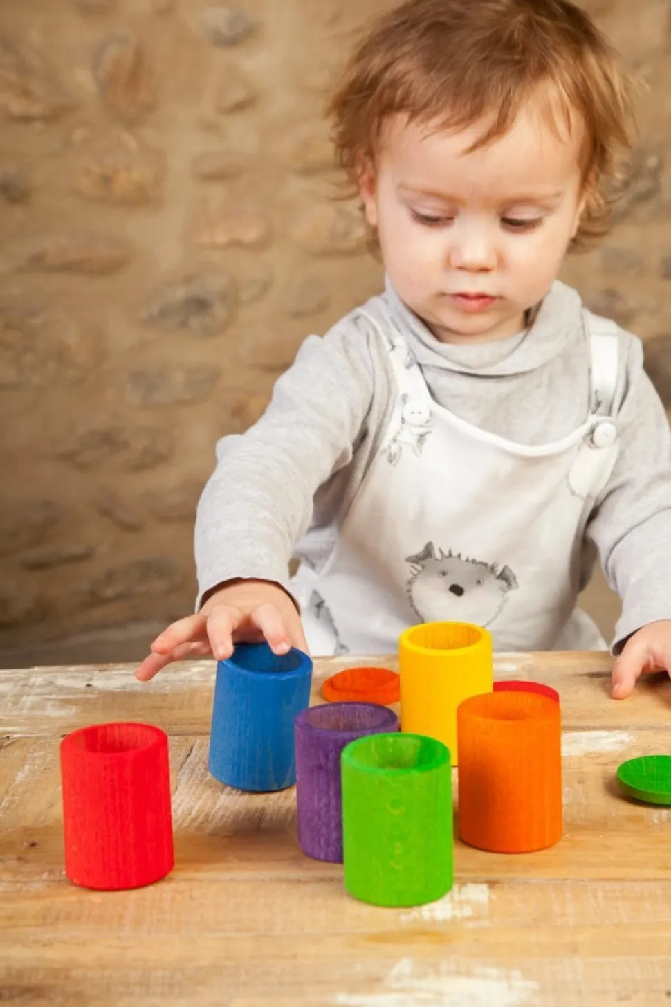 Grapat 6 Colour Cups With Cover