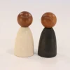 Grapat Adult Nins in Dark Wood 2 Pieces
