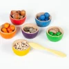 Grapat Coloured Bowls & Marbles