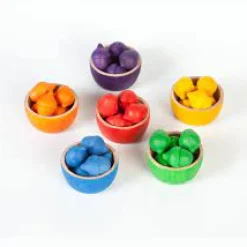 Grapat Coloured Bowls & Acorns