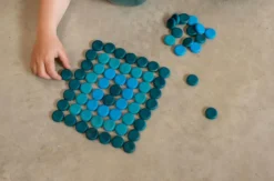 Grapat Mandala Blue Coins 36 Pieces