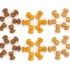 Grapat Mandala Brown Mushroom 36 Pieces