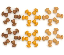 Grapat Mandala Brown Mushroom 36 Pieces