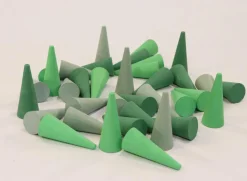 Grapat Mandala Green Cones 36 Pieces