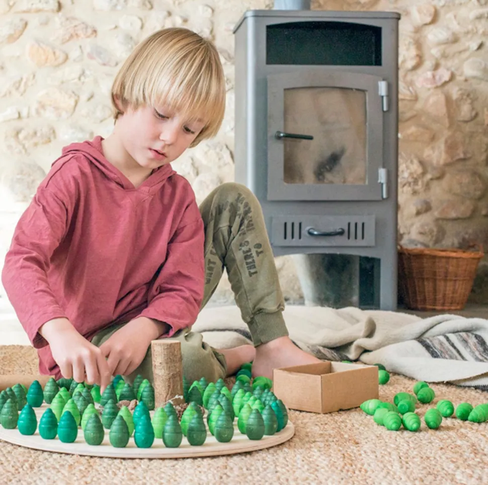 Grapat Mandala Green Trees 36 Pieces