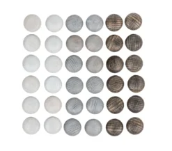 Grapat Mandala Grey Stones 36 Pieces