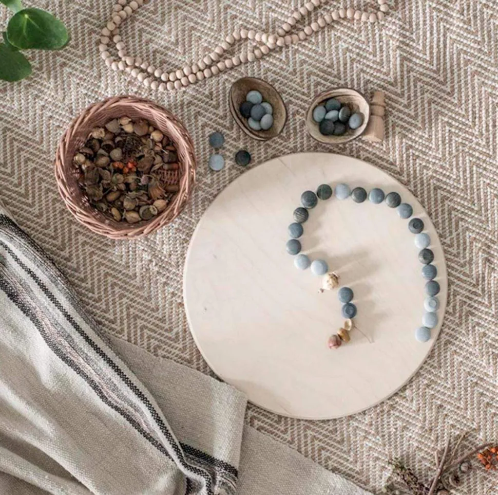 Grapat Mandala Grey Stones 36 Pieces