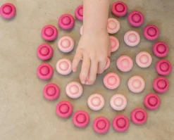 Grapat Mandala Pink Flowers 36 Pieces