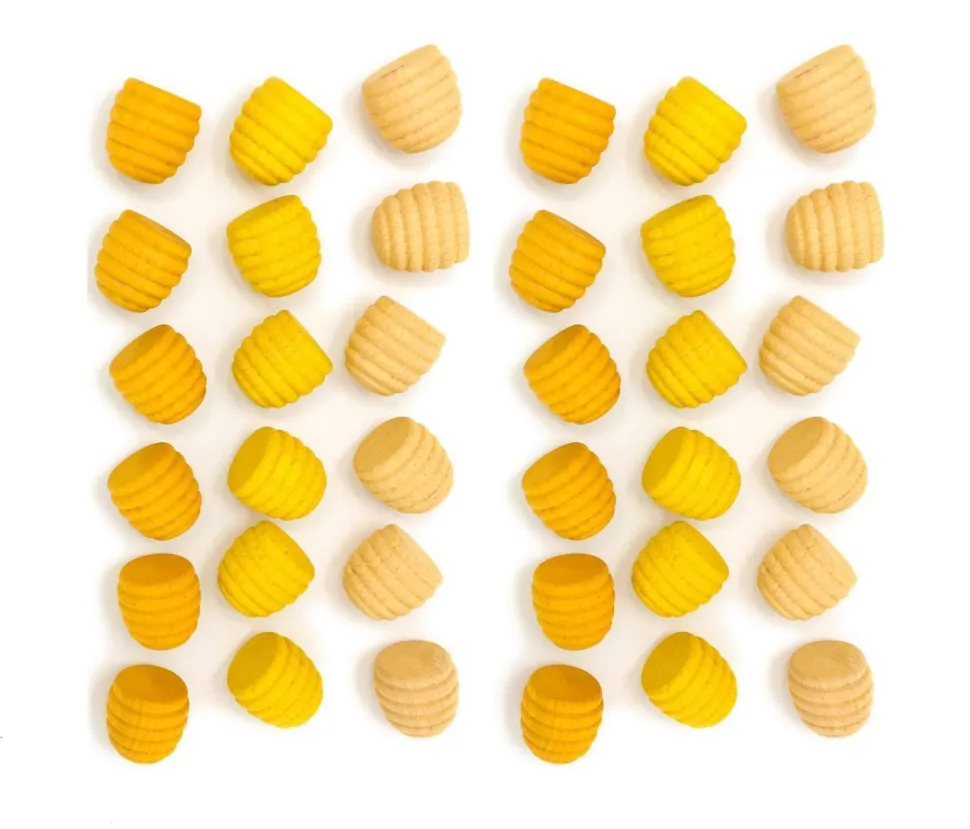 Grapat Mandala Yellow Honeycomb 36 Pieces