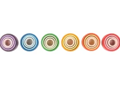 Grapat Nest Rainbow Bowls 24 Pieces