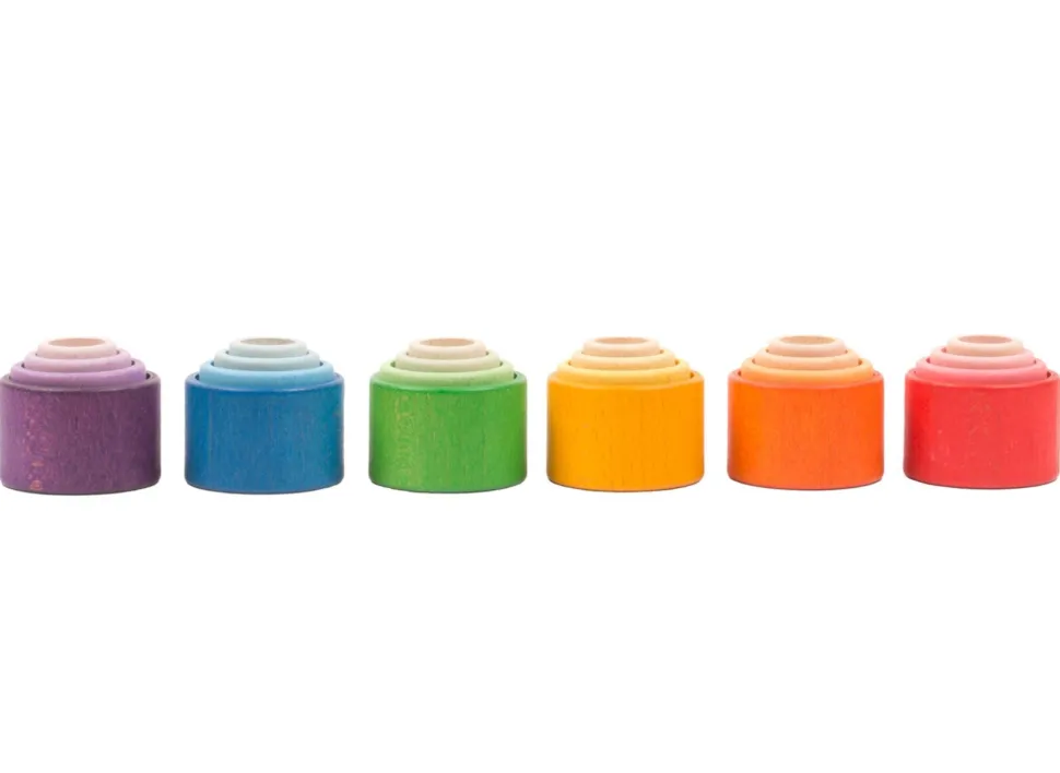 Grapat Nest Rainbow Bowls 24 Pieces
