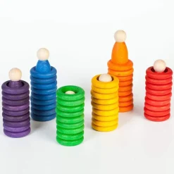 Grapat Nins Rings & Coins Rainbow Rainbow Colours