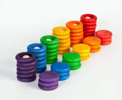 Grapat Nins Rings & Coins Rainbow Rainbow Colours