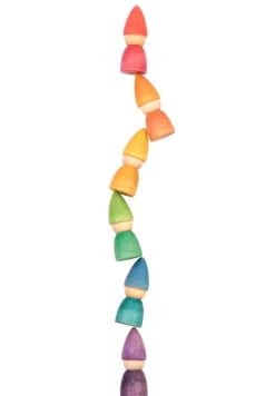 Grapat Rainbow Tomten 6 Pieces