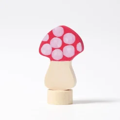 Grimm's Fly Agaric Candle Holder Decoration