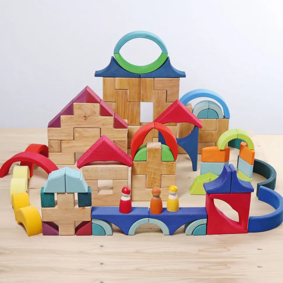 Grimm's Building Set Arcs in Squares