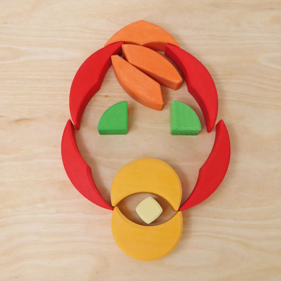 Grimm's Building Set Arcs in Squares