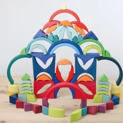 Grimm's Building Set Arcs in Squares
