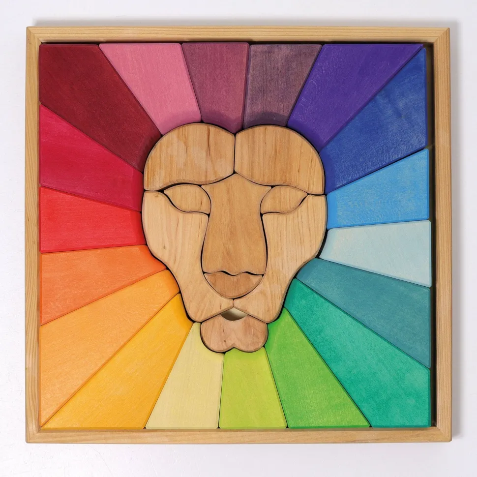 Grimm’s Building Set Rainbow Lion