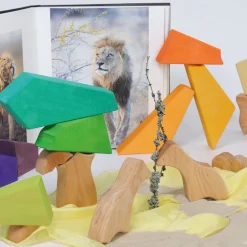Grimm’s Building Set Rainbow Lion