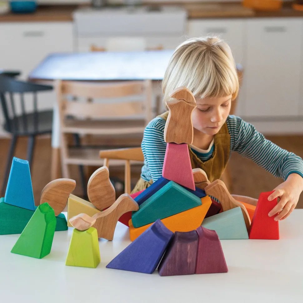 Grimm’s Building Set Rainbow Lion
