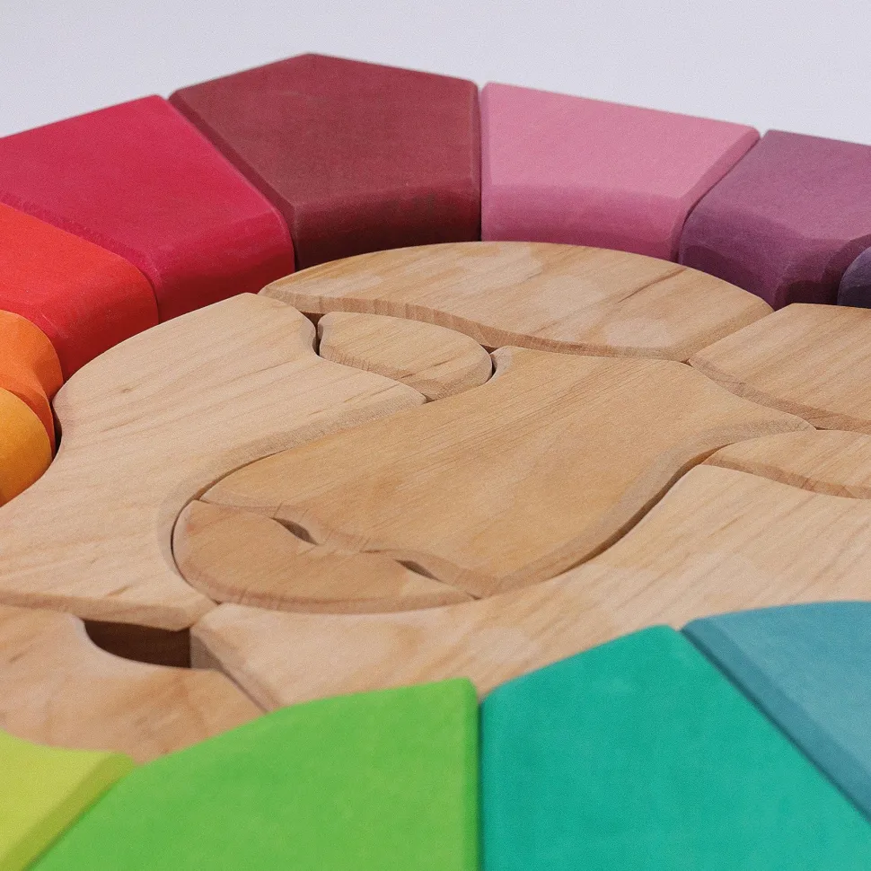 Grimm’s Building Set Rainbow Lion
