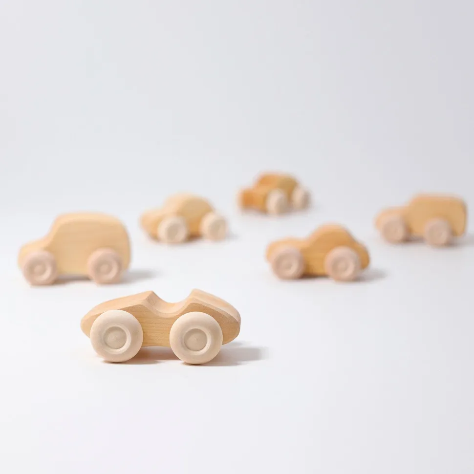 Grimm’s Cars Natural Set of 6