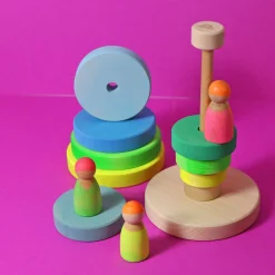 Grimm's Conical Tower Neon Green