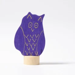 Grimm's Eagle Owl Candle Holder Decoration