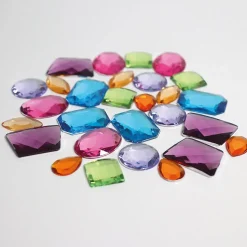 Grimm's Giant Acrylic Glitter Stones 28 pieces