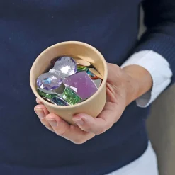 Grimm's Giant Acrylic Glitter Stones 28 pieces