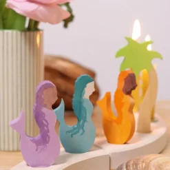 Grimm's Mermaid Candle Holder Decoration