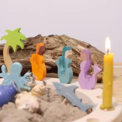 Grimm's Mermaid Candle Holder Decoration