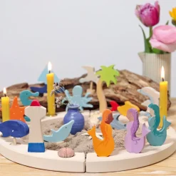 Grimm's Mermaid Candle Holder Decoration