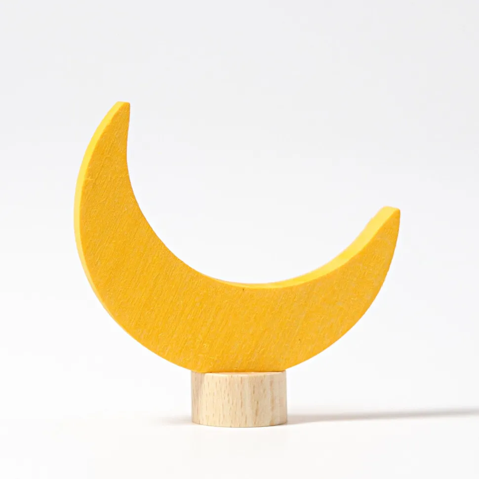 Grimm's Moon Candle Holder Decoration