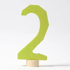 Grimm's Number 2 Candle Holder Decoration Anthroposophical