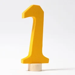 Grimm's Number 1 Candle Holder Decoration Anthroposophical