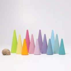 Grimm’s Pastel Rainbow Forest 12 Pieces