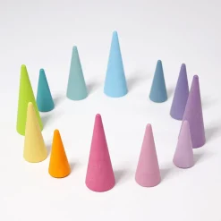 Grimm’s Pastel Rainbow Forest 12 Pieces