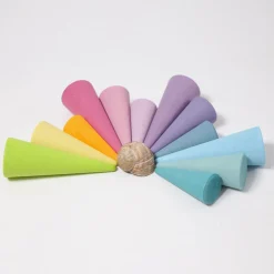Grimm’s Pastel Rainbow Forest 12 Pieces