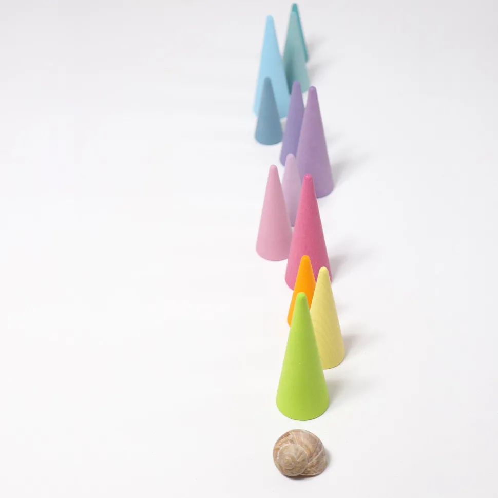 Grimm’s Pastel Rainbow Forest 12 Pieces