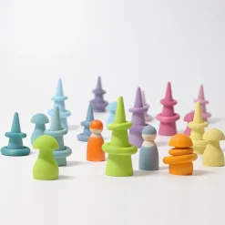 Grimm’s Pastel Rainbow Forest 12 Pieces