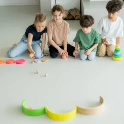 Grimm's Rainbow Neon Green 10 Piece