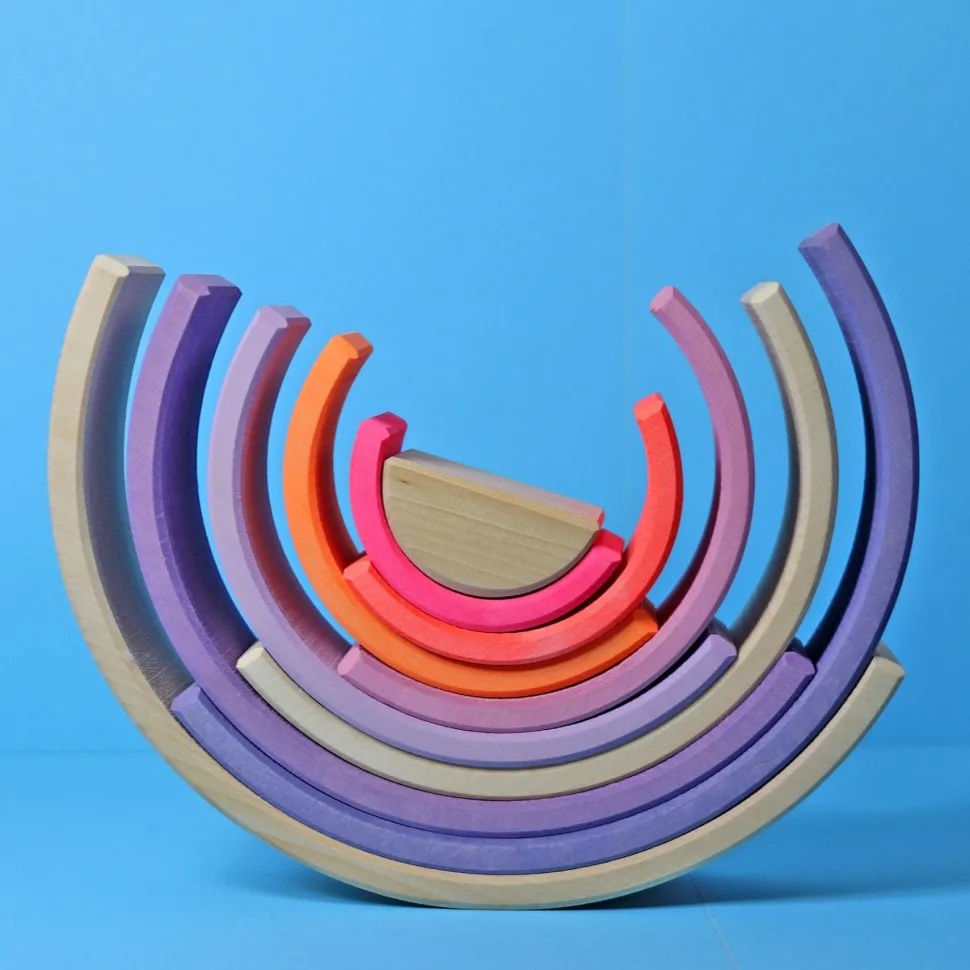 Grimm's Rainbow Neon Pink 10 Piece