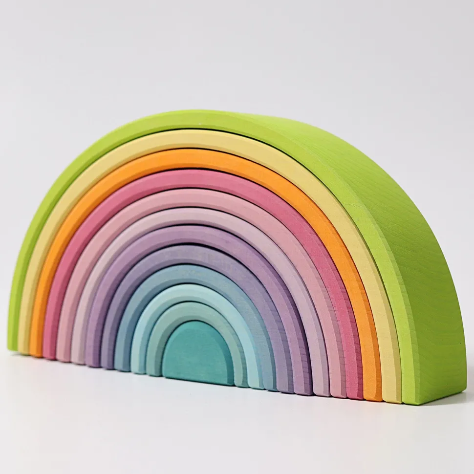 Grimm's Rainbow Pastel Large 12 pieces