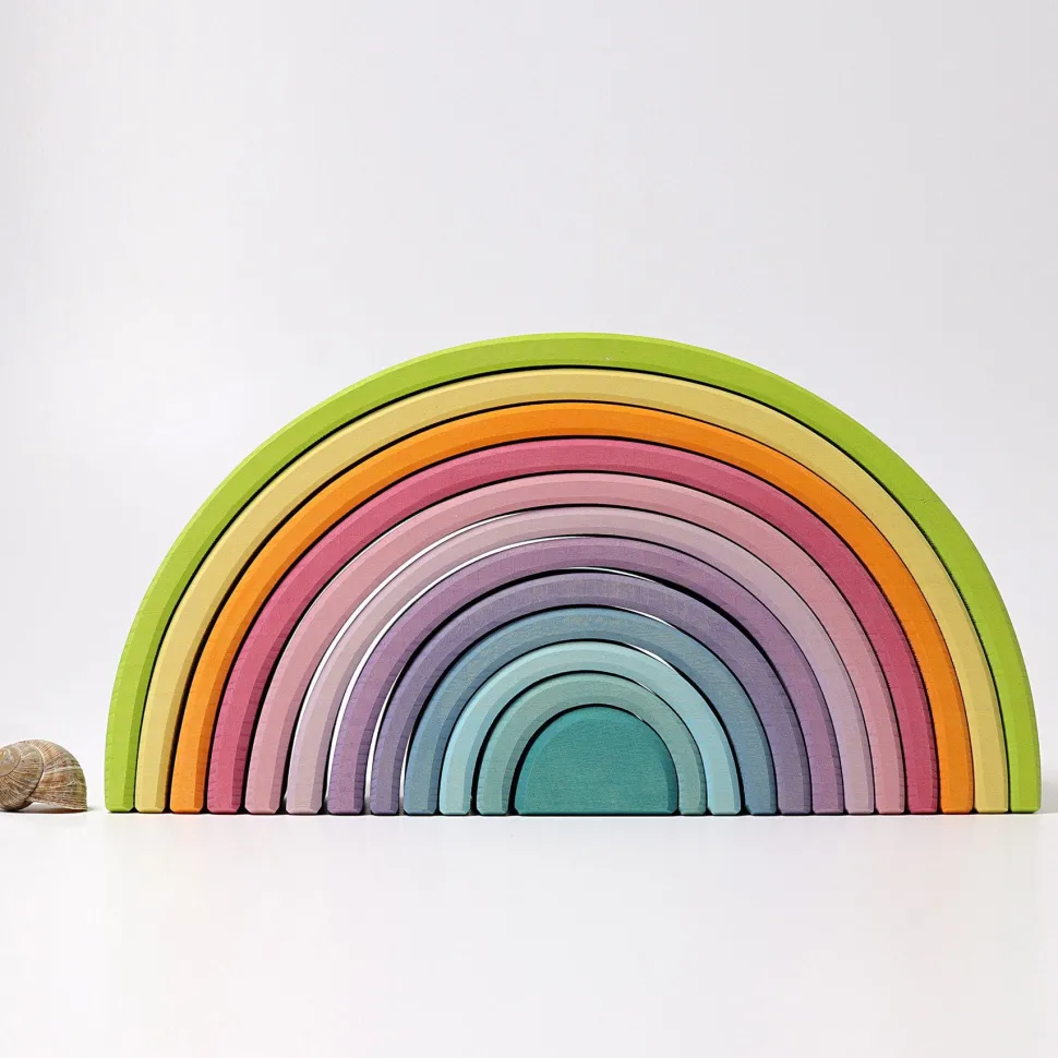 Grimm's Rainbow Pastel Large 12 pieces