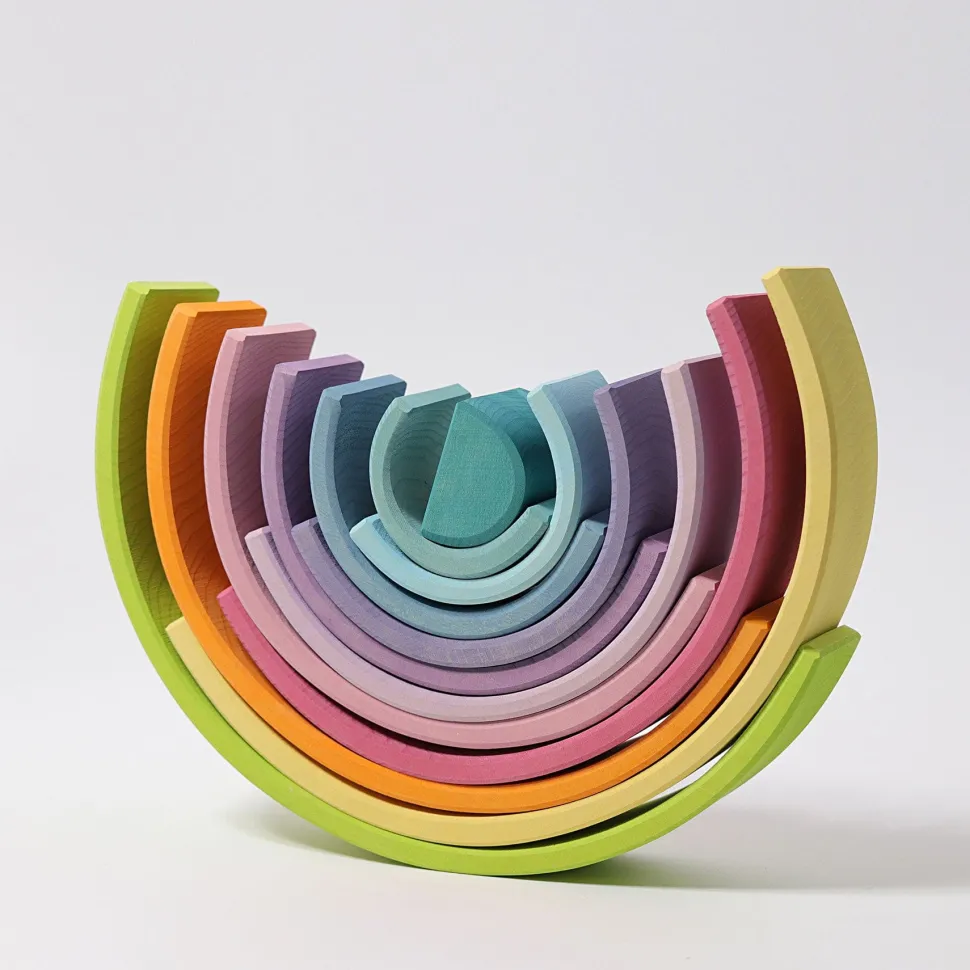 Grimm's Rainbow Pastel Large 12 pieces